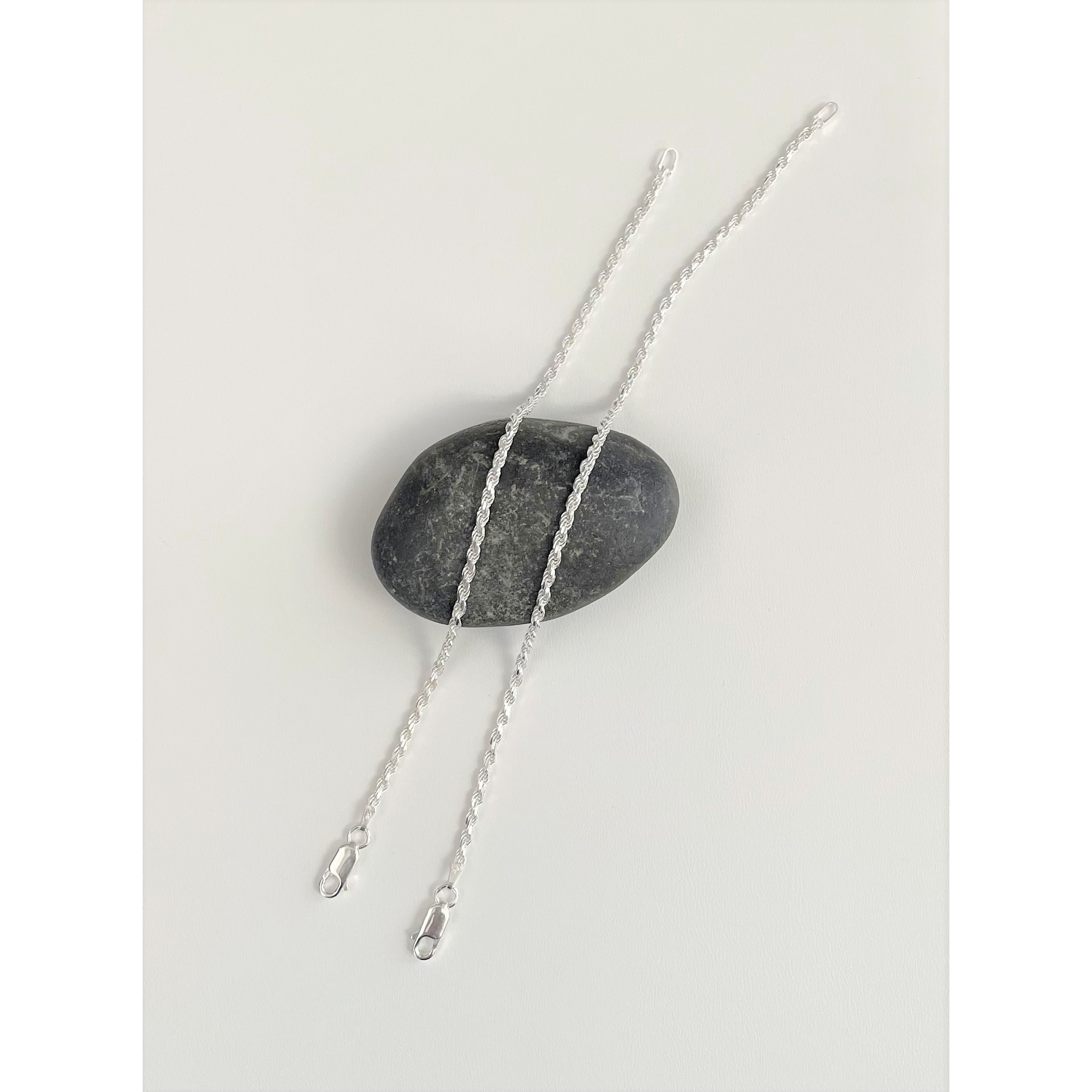 Roberto Martinez Sterling Silver Rope Chain Bracelet
