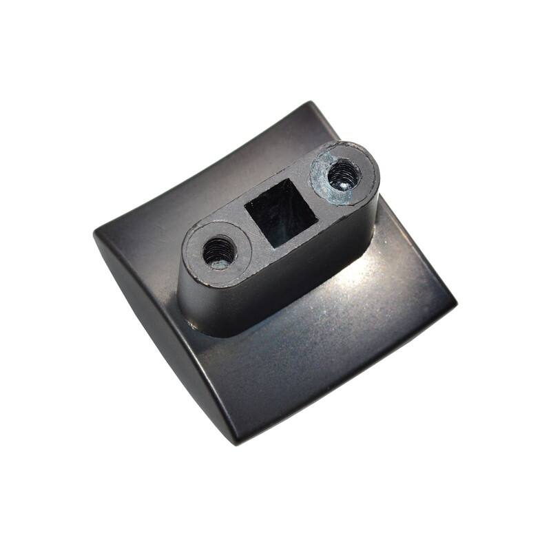 Utopia Alley Rhonda Contoured Square Cabinet Ring Pull Knob 1.3" - Oil Rubbed Bronze Vintage Cabinet Hardware with Hand