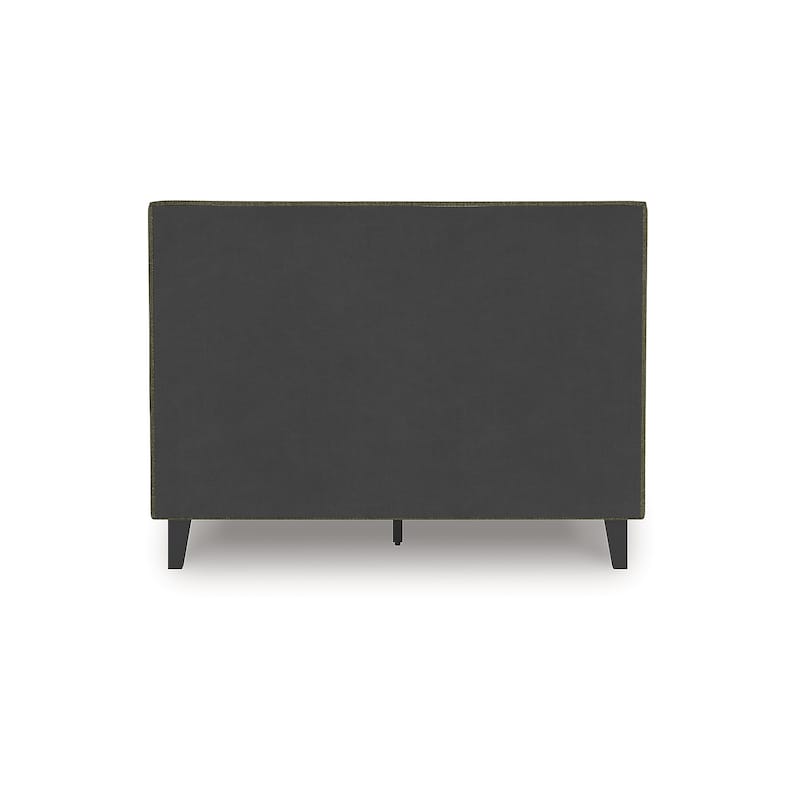 Signature Design by Ashley Zadilyn Sage Green Upholstered Bed with Roll Slats