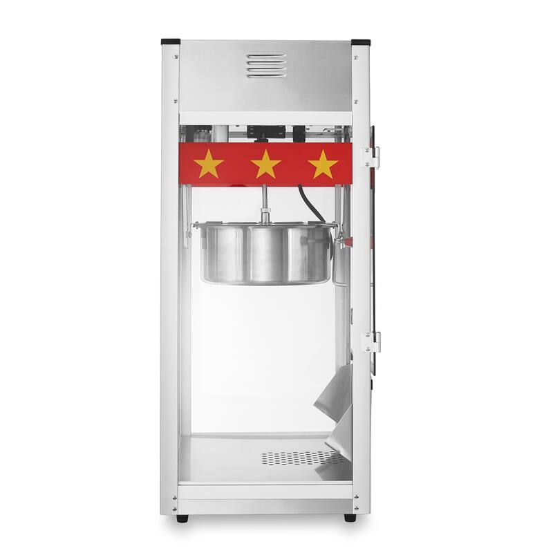 Commercial Popcorn Machine Maker Popper with Large 16oz Kettle - 16-Ounce