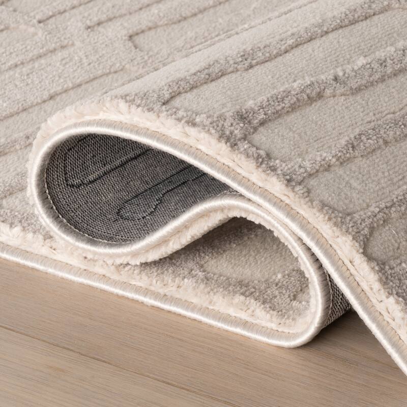 Nuloom Kailani Geometric Machine Washable Area Rug