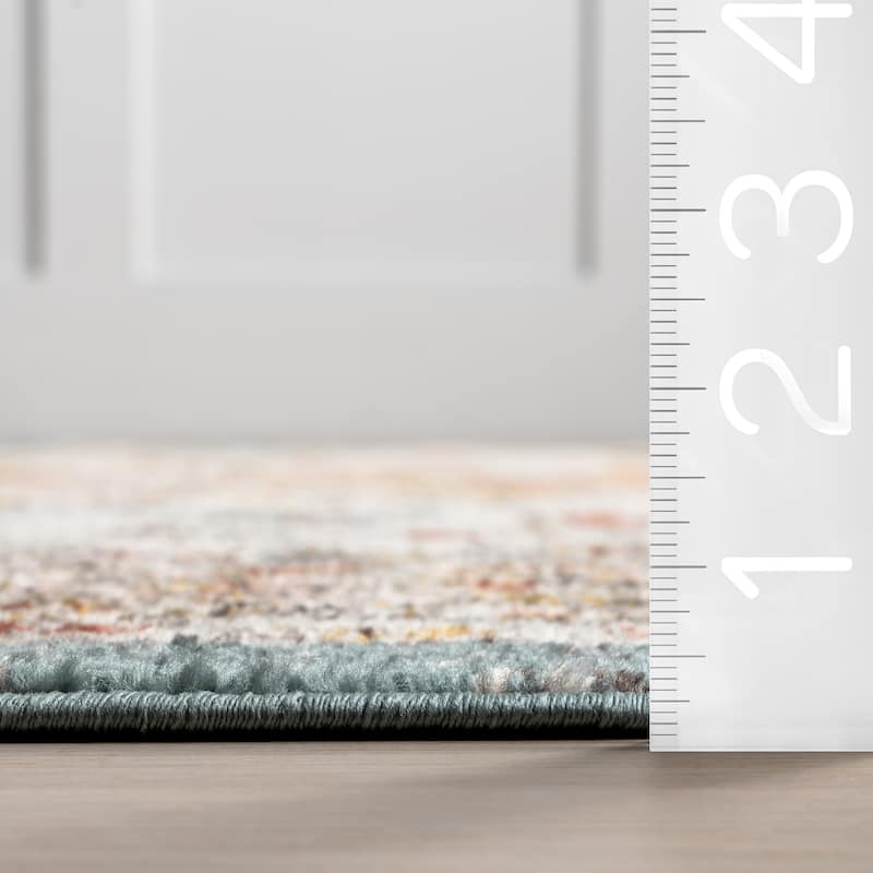 Nuloom Sofia Faded Persian Medallion Area Rug