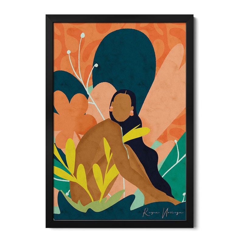 In Bloom Cover Premium Framed Poster by Reyna Noriega - Black - 24x32x1