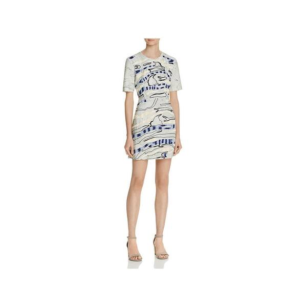 Shop French Connection Womens Casual Dress Embroidered Embellished