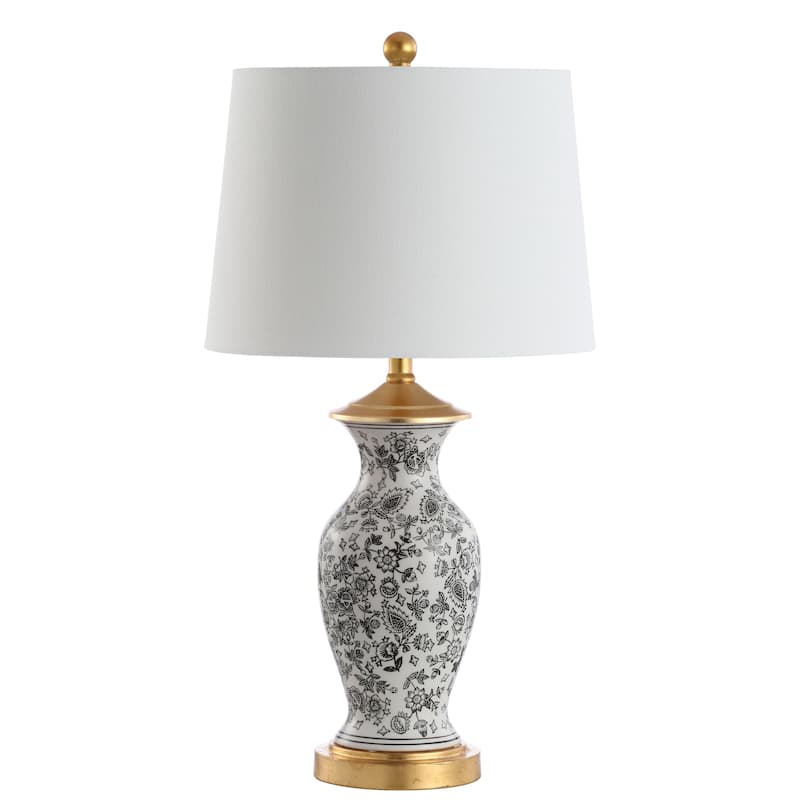 SAFAVIEH Lighting 27" Kaeden LED Table Lamp (Set of 2) - 14"x14"x27"