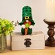 preview thumbnail 1 of 4, Plaid Gnome with Shamrocks St. Patrick's Day Decoration - 7"