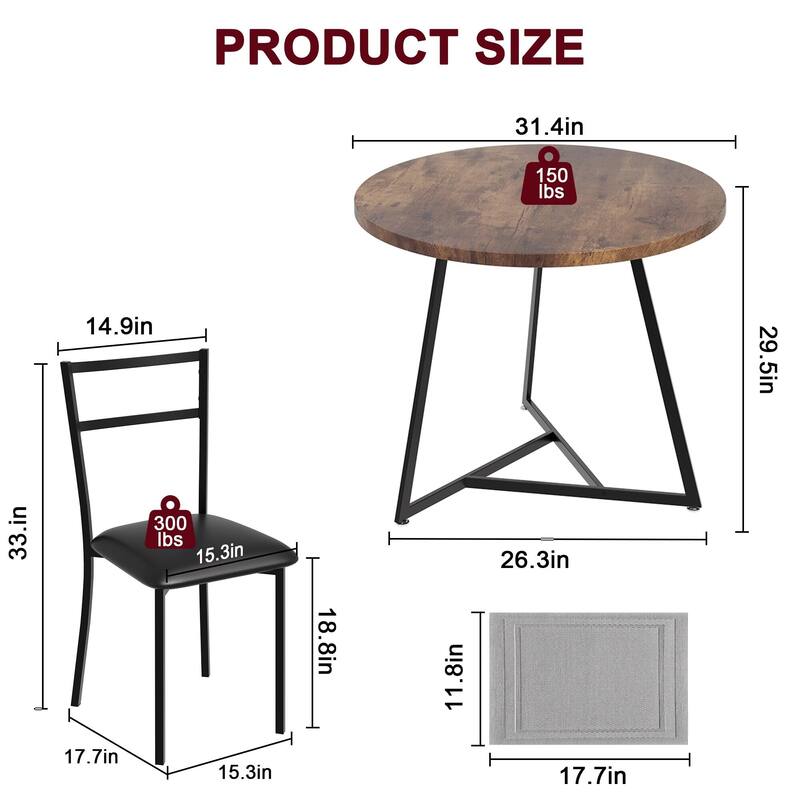 Dining Table Set of 2