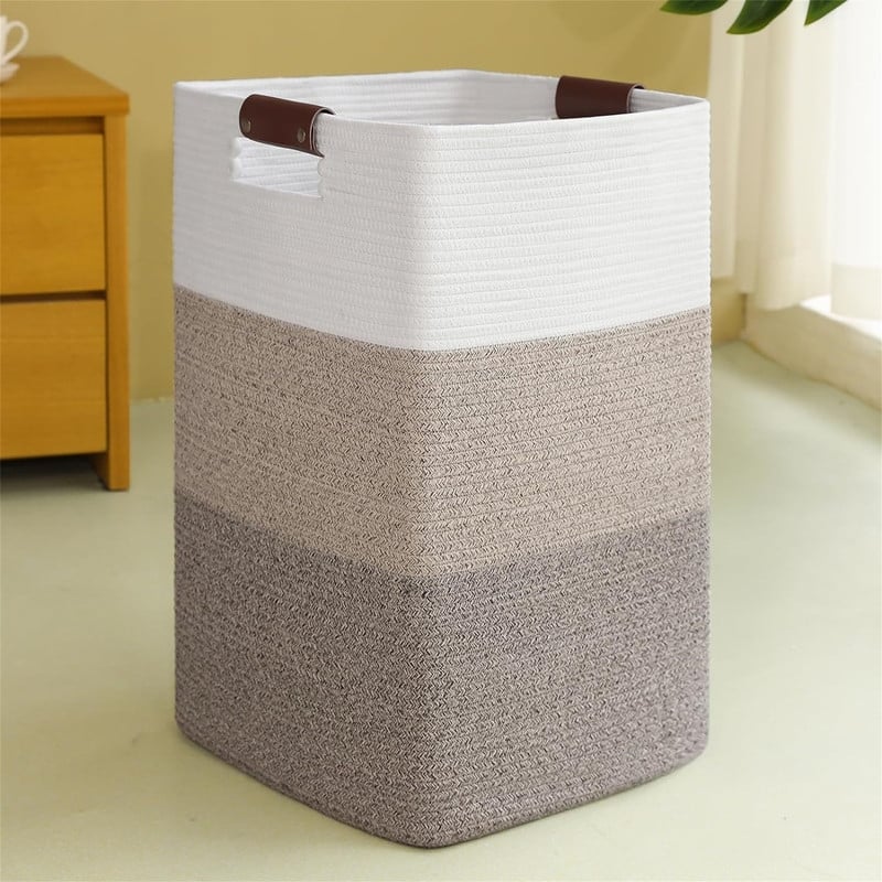 Laundry Hamper 90L Extra Large Laundry Basket - 15.7"L x 15"W x 23.6"H - Gradient Yellow