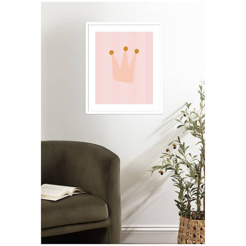 Kate and Laurel Crown by Laura Moss Framed Wall Art Print