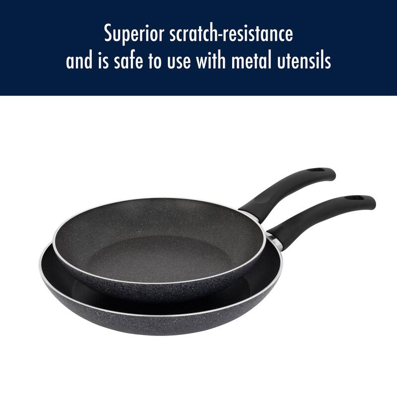Henckels Everlift 2-pc Granitium Nonstick Fry Pan Set - 10-in & 12-in - Gray