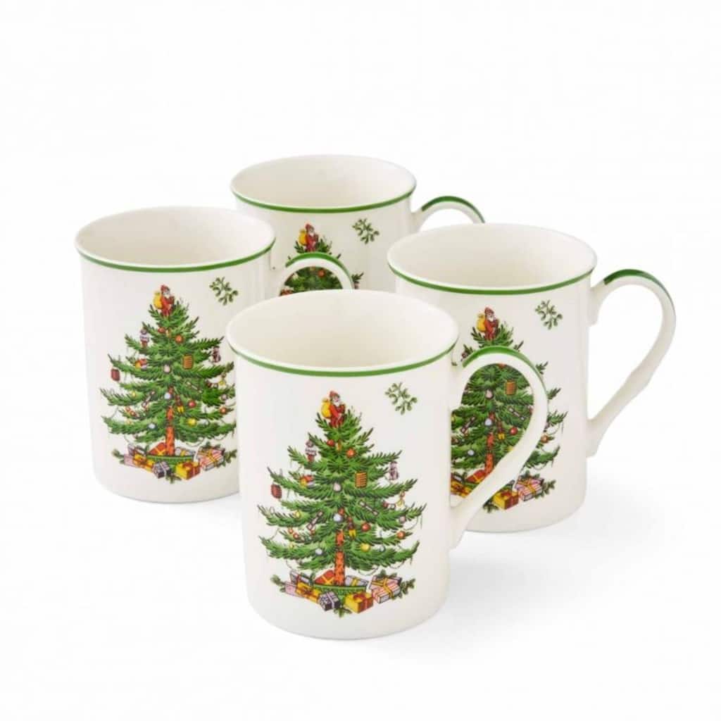 Spode Set of 2 Christmas Tree Stacking Mug
