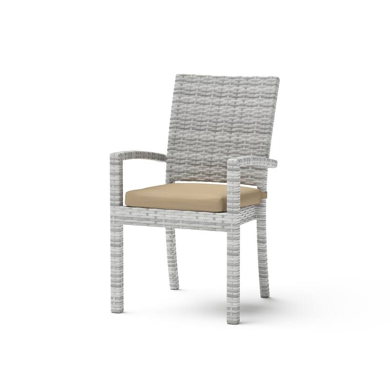 Cannes 9 Piece Aluminum Outdoor Patio Dining Set