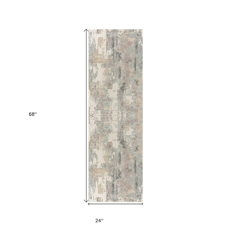 Daho Abstract Modern Woven Area Rug By HomeRoots