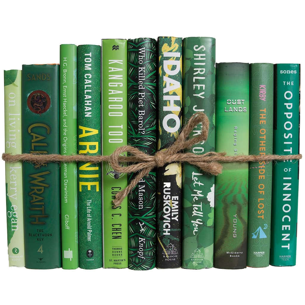 Books Green Decorative Accessories: Fern Dust Jacket ColorPak