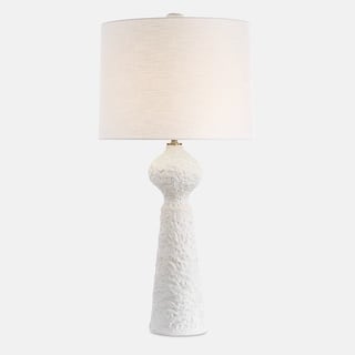 Uttermost Sonata Textured White Table Lamp