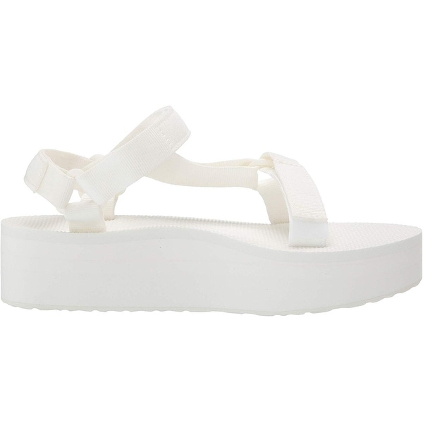 teva white platform sandals