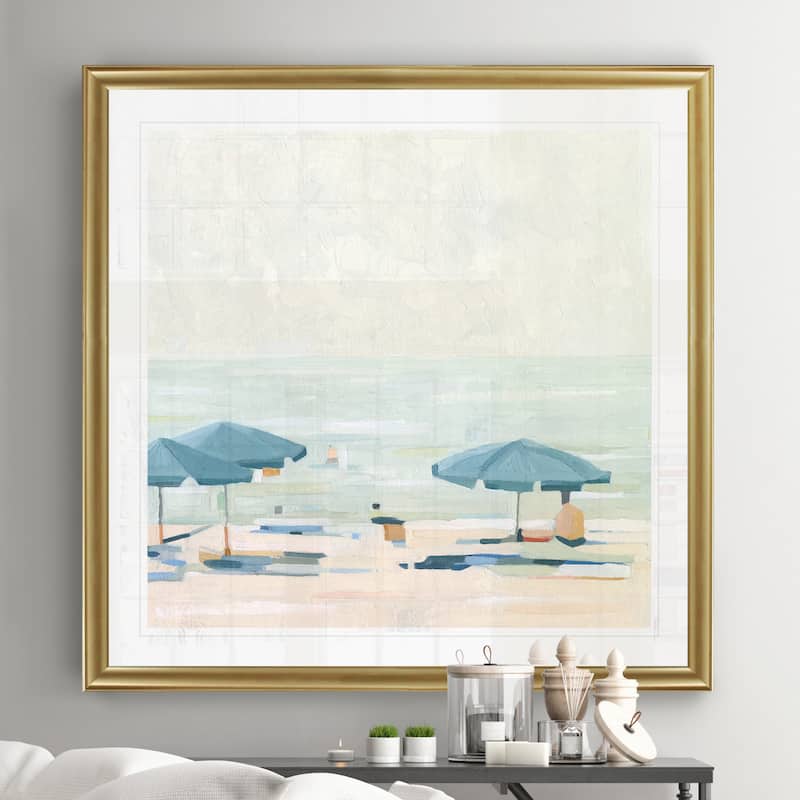 If It's the Beaches II -Black Framed Print