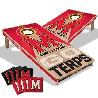 Maryland Terrapins NCAA 2x4 Professional Cornhole Board Set