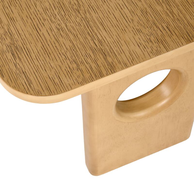 Nova Domus Oshana Modern White Oak End Table