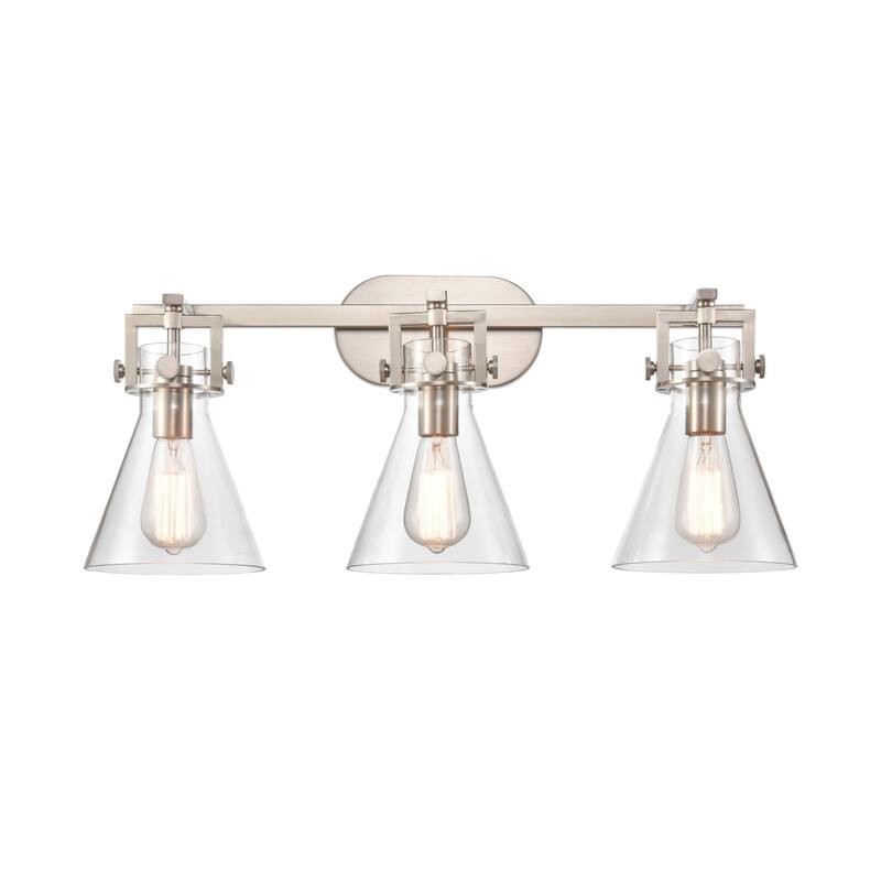 Innovations Lighting 411-3W-12-27 Cone Vanity Cone 3 Light 27" Wide