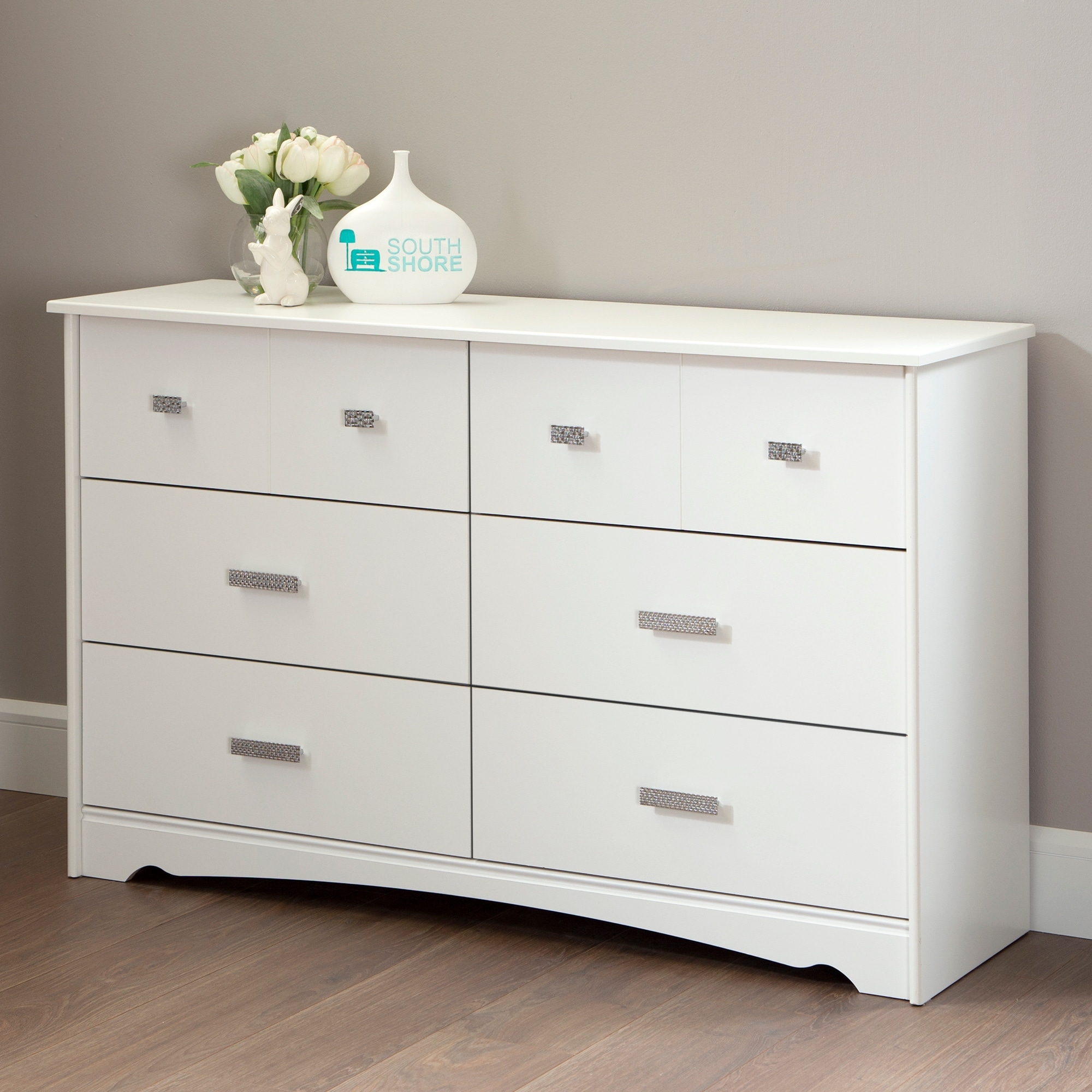 South lake 6 drawer store double dresser