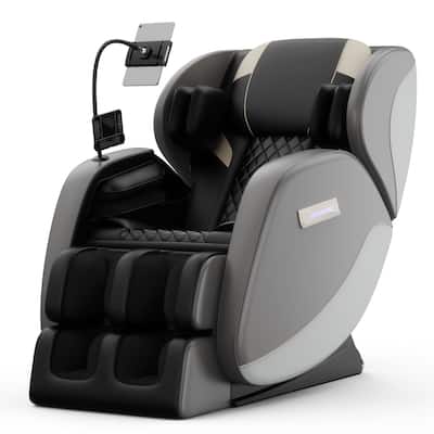 PU Leather Zero‑Gravity Massage Chair with Foot Roller & Bluetooth