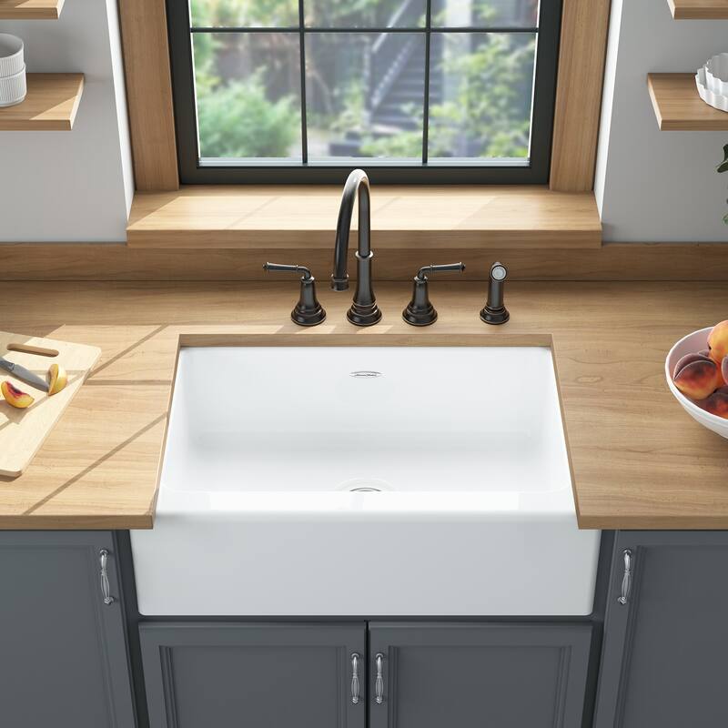 American Standard Delancey 30" Farmhouse Single Basin Cast Iron