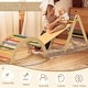 preview thumbnail 12 of 25, Foldable Pikler Triangle Set Toddler Wood Montessori Climbing Toys