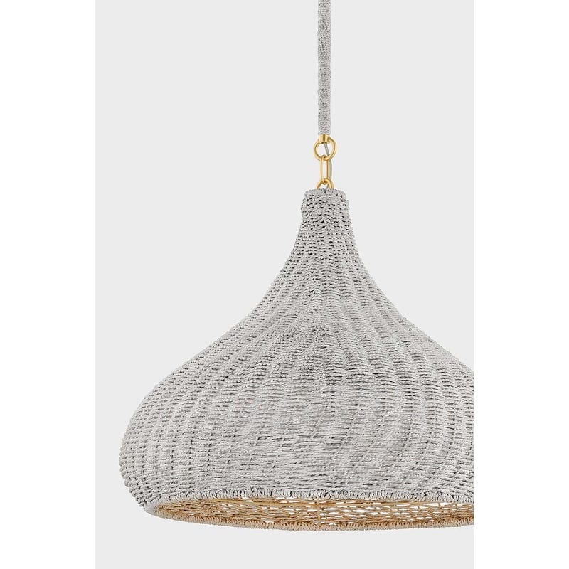Hudson Valley Lighting 4820 Hampstead 20" Wide Pendant with Seagrass