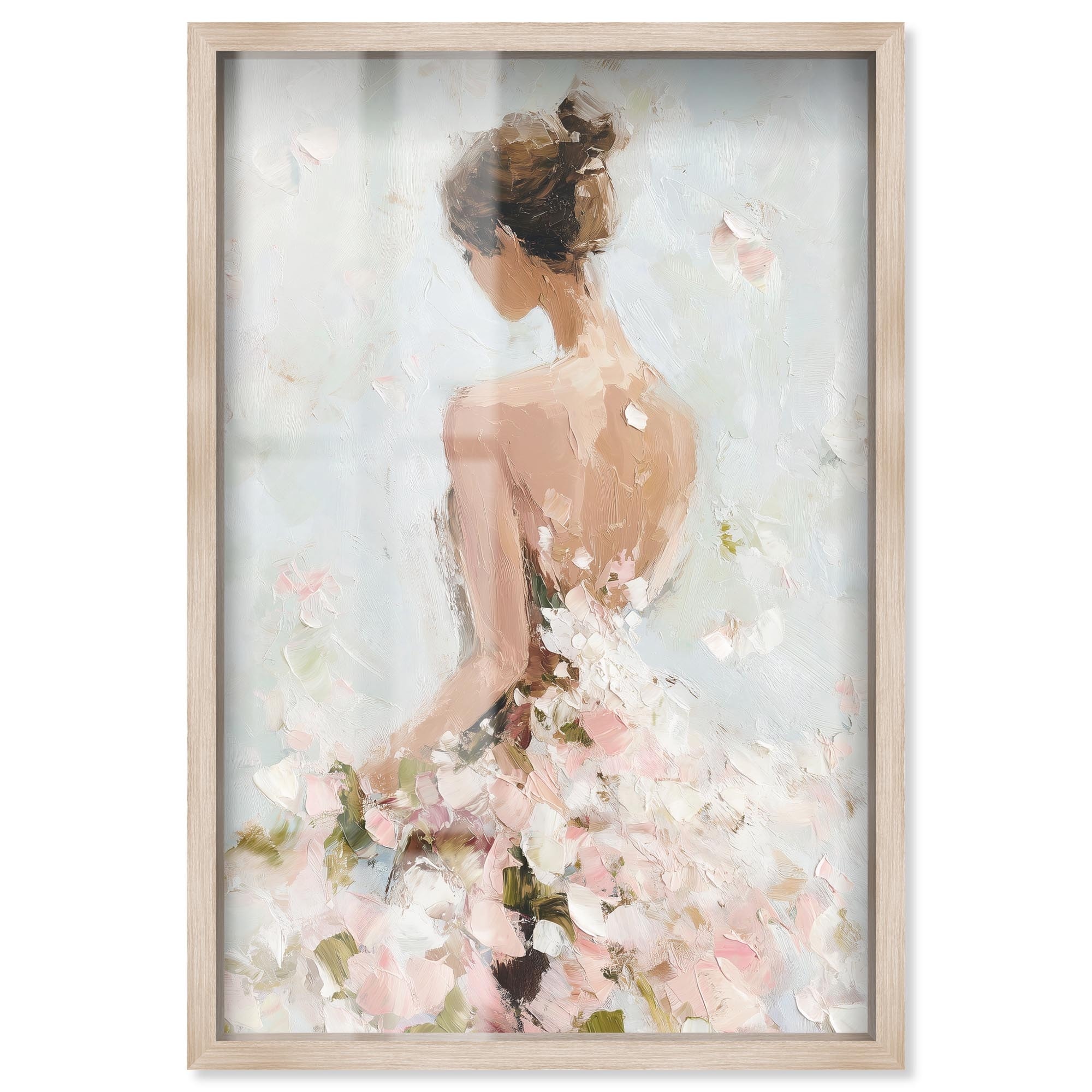 Cloud Dress II Fashion Art Shadowbox Print by Art Remedy