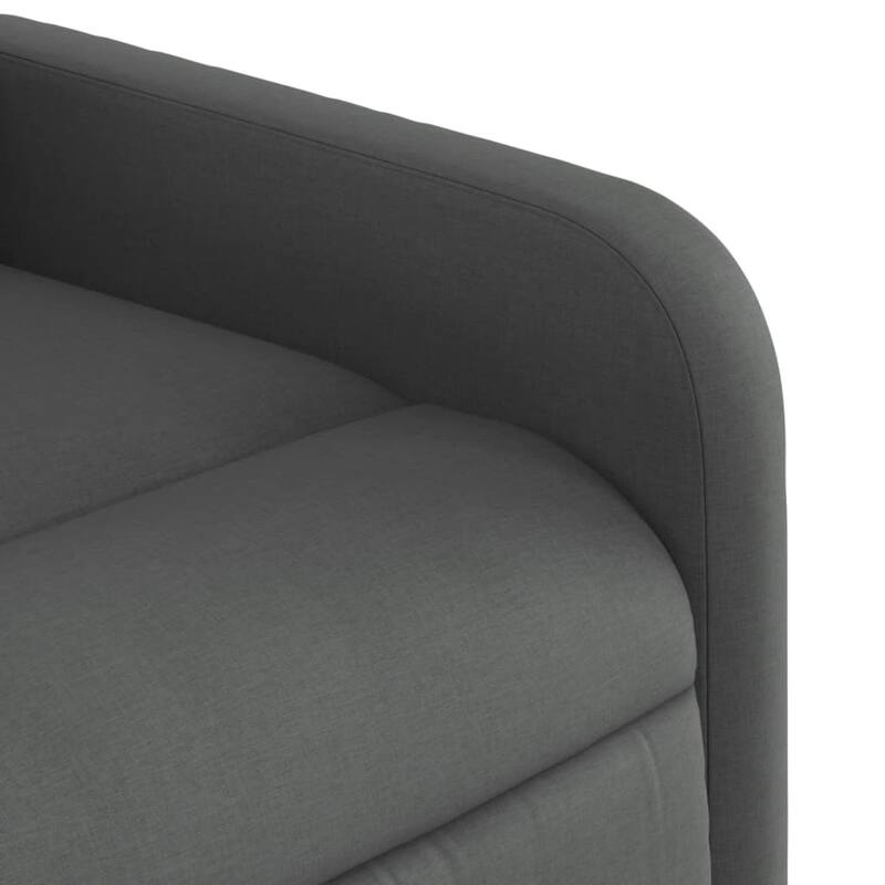 vidaXL Massage Recliner Chair Dark Grey - 35.2 x 26.0 x 37.6