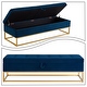 preview thumbnail 2 of 33, Modern Velvet Upholstered Storage Bench with Flip-Up Seat Top