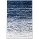 preview thumbnail 88 of 125, SAFAVIEH Adirondack Vera Modern Ombre Distressed Stripe Area Rug 2'6" x 4' - Navy/Ivory