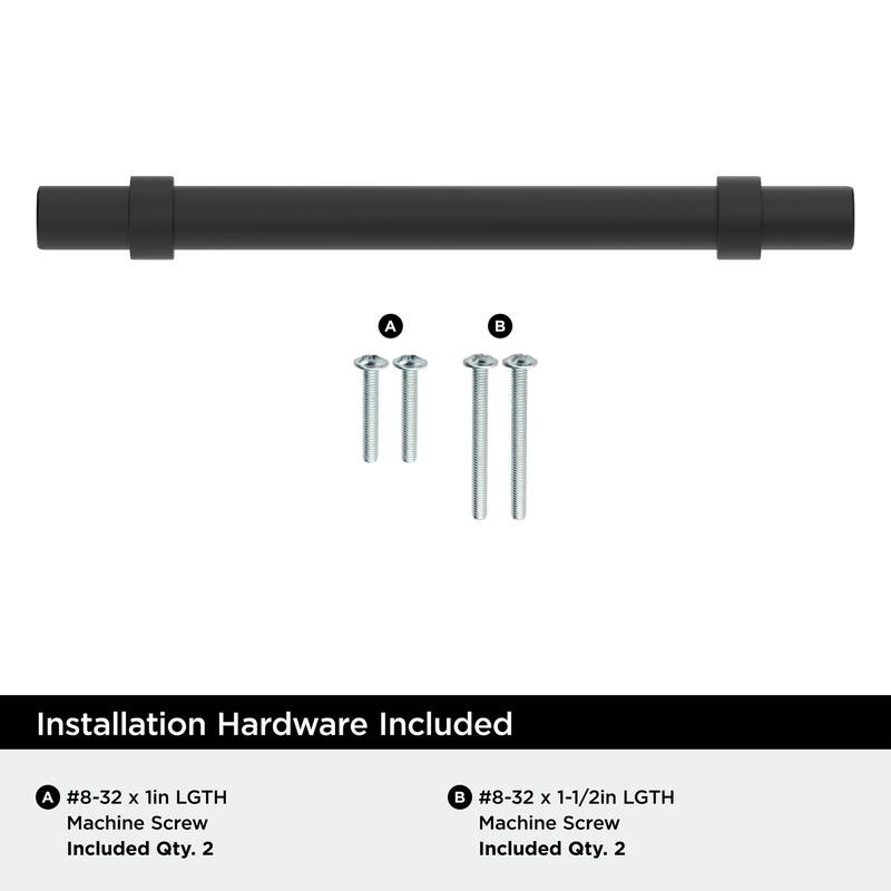 Miseno MCP8506 Skyway 5-1/16" Center to Center Bar Cabinet Pull