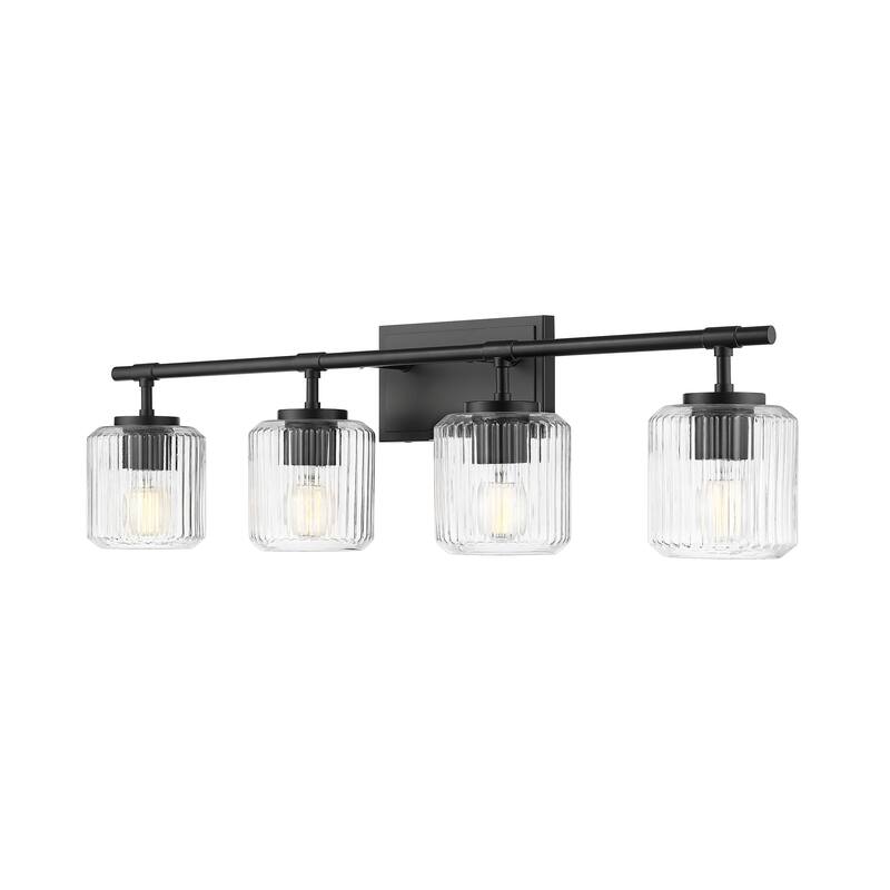 Z-Lite Landon 4 Light Vanity - Matte Black