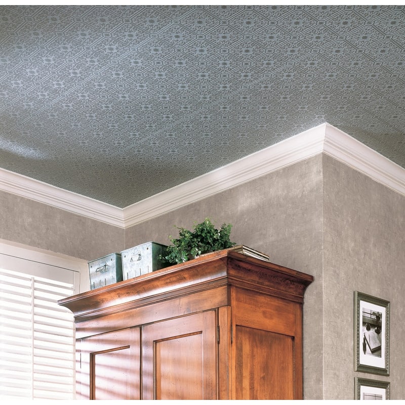 Brewster Nico Paintable Tile Wallpaper - 20.5in x 396in x 0.025in