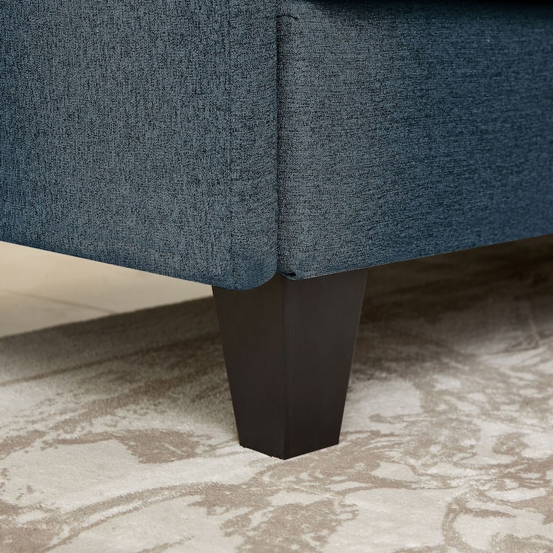 86.22" L Shaped Sectional Sofa with Side Storage Pockets