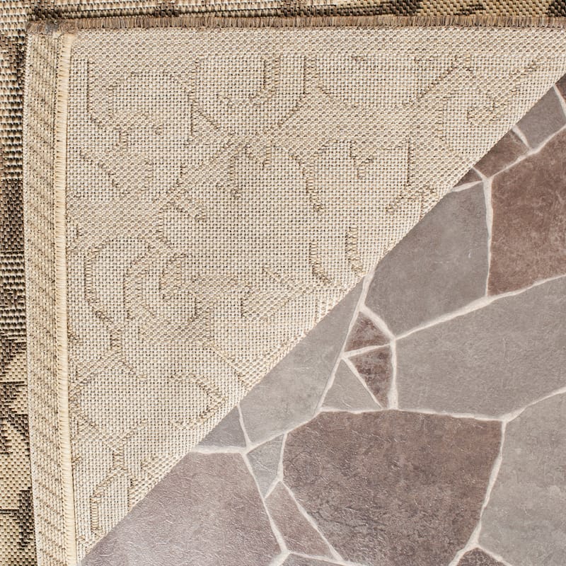 SAFAVIEH Courtyard Peggie Indoor/ Outdoor Patio Backyard Rug