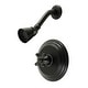 preview thumbnail 7 of 11, Kingston Brass Restoration Single-Handle Pressure Balanced Shower Faucet Matte Black