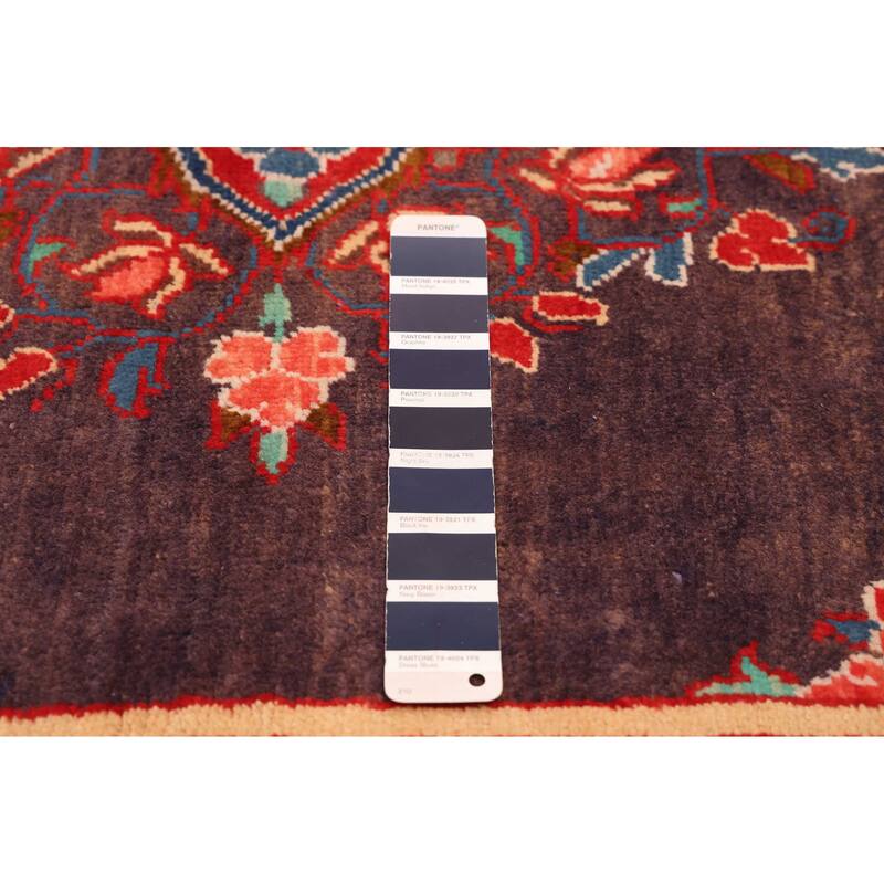 ECARPETGALLERY Hand-knotted Andelz Dark Navy Wool Rug - 4'3 x 11'2