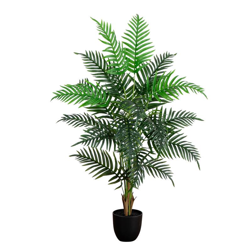 Potted Areca Palm Artificial Tree - 4'