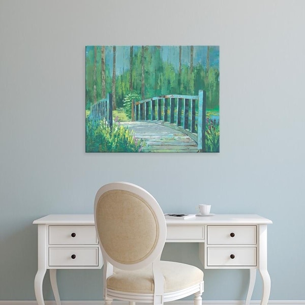 Easy Art Prints Julie Joy's 'A River Crossing I' Premium Canvas Art