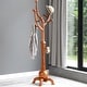 preview thumbnail 4 of 63, Tree-branch Rubberwood Freestanding Coat Rack with 8 Hooks - 24.5"W x 70.87"H