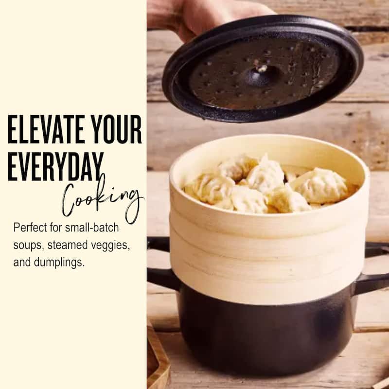 Alva Nori Enameled Cast Iron Dutch Oven w/ Lid Nonstick Enameled Pot