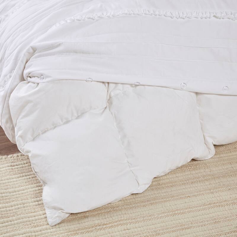GDF Studio - Celeste 4 Piece Microfiber 2-in-1 Duvet Cover Set