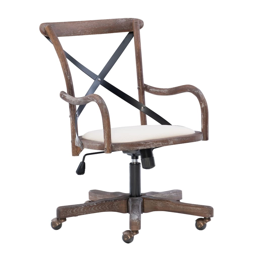 Café Office Chair - 39.5" - Brown and Black
