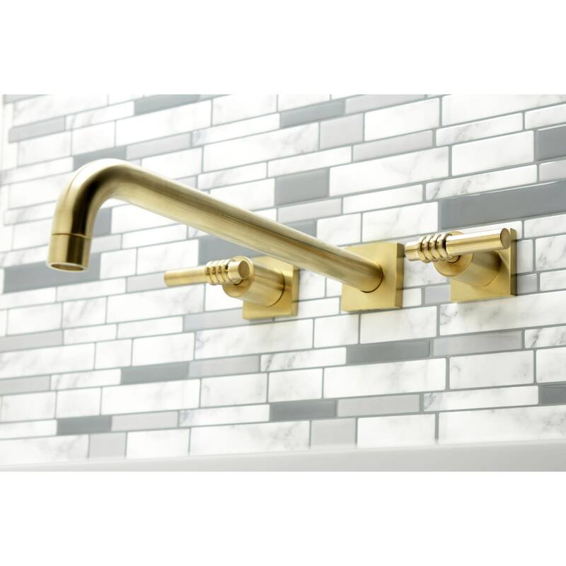 Kingston Brass Milano Wall Mounted Roman Tub Filler
