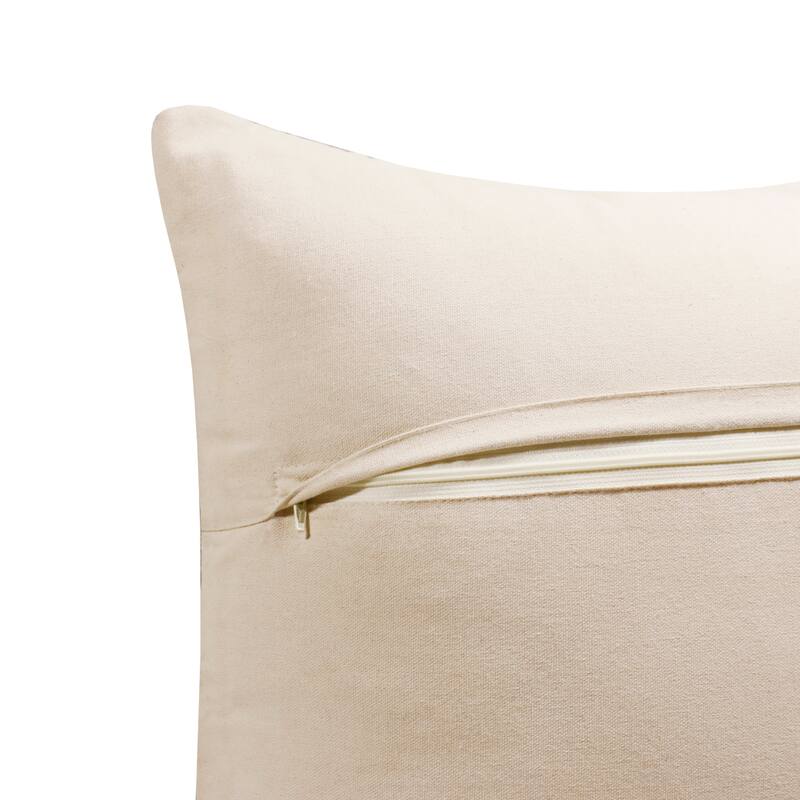 Sevita Boho Diamond Chindi Throw Pillow