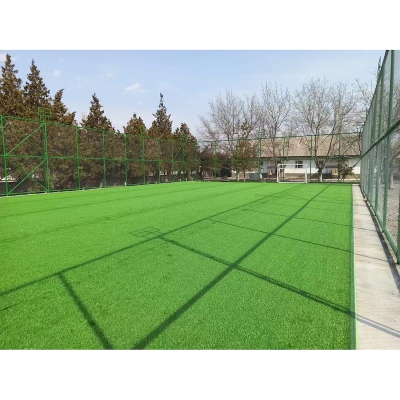 Outdoor Artificial Grass Runner Rug, Thick Grass Roll Decor Patio Balcony Garden Lawn, Dog Pets Turf Drain Mat - 3FTX5FT