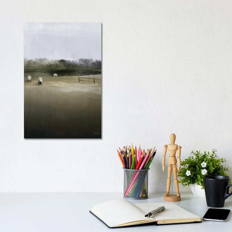 iCanvas "Countryside Flock" by House Fenway Canvas Print - 12x8x0.75